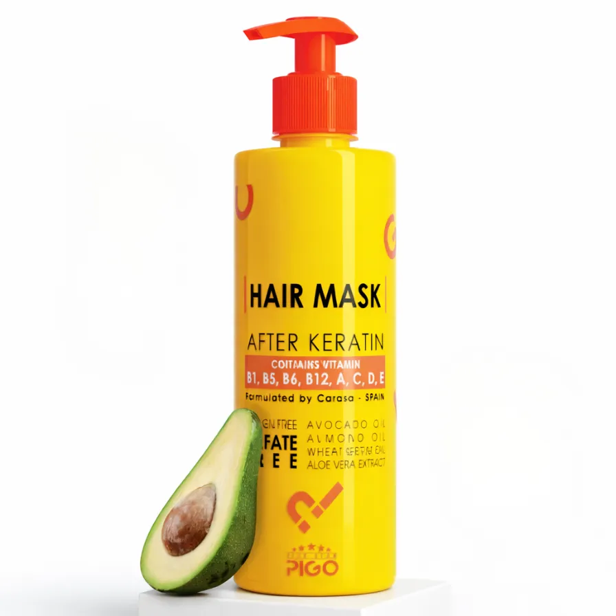 خرید ماسک مو بدون سولفات After Keratin پیگو 740 میل | ترمیم و احیا